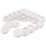 24pcs Plastic Mason Jar Lids Food-Grade Mason Jar Caps, Regular Mouth Plastic Mason Jar Lids, White Plastic Standard Mason Jar Lids Leak Proof, Plastic Canning Lids (White)