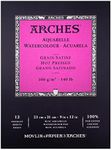 Arches Watercolor Pad 9x12-inch Nat