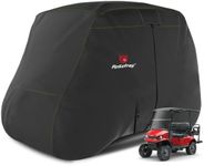 Rosefray 600D Waterproof Golf Cart Cover Universal Fits for Most 2 Passenger Golf Cart-Black