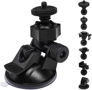 iSportgo S30 Dash Cam Suction Mount with 10pcs Joints for REXING,Z-Edge,Old Shark,YI,KDLINKS,Falcon Zero,Transcend,Crosstour,VANTRUE,GoPro Hero and Most Other Dash Cameras DVR GPS