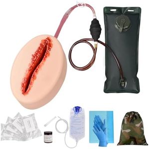 Simedutech Laceration Wound Packing Trainer, Stop The Bleed Training Kits, Bleeding Control Simulator for Emergency Wound Management Training