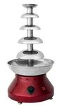KHUSHI UDYOG 5 Tier Chocolate Fountain Machine | Stainless Steel Dessert Fountain with Double Temperature Control for Catering Parties