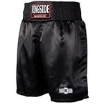 Ringside Pro-Style Boxing Trunks (Black, Medium)