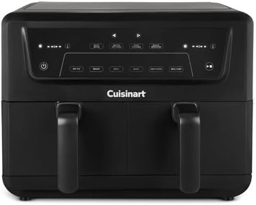 Cuisinart XXL10.4L Air Fryer with 2 x 5.2L Drawers |PFAS Free | Air Fry, Roast, Grill, Bake, Dehydrate, Max Crisp, Keep Warm | Dual Zones - cook 8+ portions|Dishwasher Safe