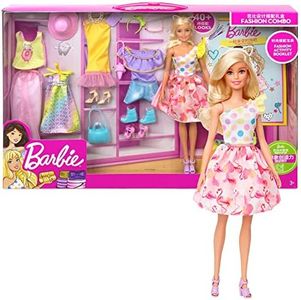 Barbie Colección de Moda Playset Mattel GFB83 | Muñeca Ropa Fashion