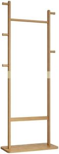 Ginfids Coat Rack Freestanding Heavy Duty, Coat Racks Solid Wood Hanger, Standing Hat Rack,Shoe Bench Placed in the Bedroom, Entrance, Living Room and Office