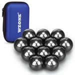 Wzone 2cm Balls Ferrite Magnet, 12 Pack Magnetic Balls Stress Relief Anti Stress Sphere Magnets for Office Home, Fun and Creative