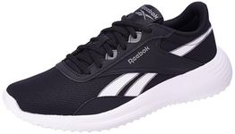 Reebok Men's LITE 4 Running Shoes, Black/White/Grey, 10.5 UK