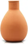 The Olla Company Classic Olla Watering Pot with Lid - Terracotta Self Watering Irrigation up to 2 ft in Diameter for Gardens, Raised Beds, and Pots - Vacation Friendly - Small