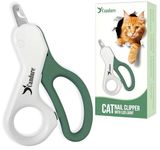 Candure Dog Nail Clipper with LED Light- Illuminates Nail Bloodline for Safer Trimming, Sharp Blade & Quick Sensor Safety Guard for Thick Nails - Grooming Tool for Dogs & Cats with Nail File