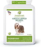 Green Lipped Mussel for Dogs with added Vitamin C - Natural Dog Joint Supplements - Stiff Joints relief Dogs - Hip and Joint care for Dogs - 90 Twist and Sprinkle Capsule 500mg