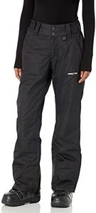 Arctix Women's Insulated Snow Pants, Black, XX-Large Short