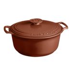 Emile Henry 7.1 Litre/7.5 Quart Round Stewpot, Sienne