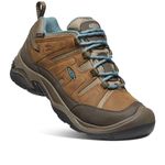 KEEN Women’s Circadia Low Height Comfortable Waterproof Hiking Shoes, Syrup/North Atlantic, 8.5 Medium US