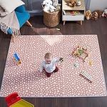 Bubba Bear Baby Play Mat, Floor Foam Playmats for Babies, Foldable Matt Gyms Playmat for Kids & Infants, Large Padded Waterproof Mats for Crawling & Playing, Soft Folding Wipeable (200 x 150 cm, Pink)