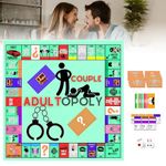 Adultopoly Board Game, Couples Games for Two Adult, Board Games for Adult, Interactive Fun Servd Card Couple Game, Adults Monopoly to Warm Up Their Relationship Romantic Games