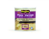 Rustins Floor Varnish Clear Satin 1L