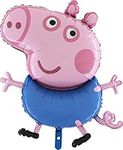 Toyland® 37 Inch Giant Jumbo Size Peppa Pig Characters -Peppa Or George- Foil Balloon - Kids Party Balloons (George Pig)