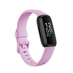 Google Fitbit Inspire 3 Health and Fitness Tracker with Stress Management, Workout Intensity, Sleep Tracking, 24/7 Heart Rate and More, Lilac Bliss/black, One Size (S and L Bands Included)