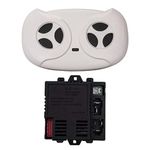 JR1630RXS JR-RX-12V Kids Powered Ride on car 2.4G Bluetooth Remote Control and Receiver Kit Controller Control Box Accessories for Children Electric Ride On Car Replacement Parts