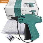 GILLRAJ® Price Tagging Gun for Clothing【Jumbo Pack 5000pcs 2" Barbs】& 6 Needles, Retail Hang Tag Attacher Gun for Store Consignment Garage Yard Sale (Not a Stitch Gun)