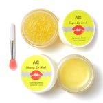 ANAI RUI Lip Mask and Scrub Set, Lip Sleeping Mask and Lip Scrub Exfolitor for Hydrating, Exfoliating Lips, Lip Mask Set for Plumping Lips