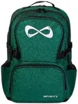 Nfinity Sparkle Backpack for Cheerleaders – Glitter Finish, Lightweight and Durable, with Ample Storage and Adjustable Straps