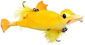 Savage Gear 3D Suicide Duck wobbler as Bait for Pikes, Catfish Bait, Yellow