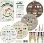 CYANFOUR Embroidery Kit for Beginne