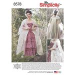 Simplicity Creative Patterns 18th Century Costumes, 14"/16"/18"/20"/22"