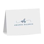 Personalized Note Card Stationery F