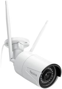 Reolink Outdoor Security Camera, 5MP HD Dual Band WiFi Cam for Home Surveillance - 2.4 /5Ghz, Smart Person/Vehicle/Animal Alerts, Motion Detection, Night Vision, IP66 Waterproof, RLC-510WA