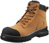 Carhartt Men's Detroit Rugged Flex S3 6 Inch Zip Workboot, Wheat, US 10