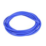 5M Silicone Vacuum Hose, ID 4mm OD 9mm Universal Car Auto High Temp Silicone Vacuum Tube Hose Pipe Silicon Tubing (Blue)