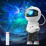 Mexllex Star Projector, Astronaut Galaxy Projector Starry Night Light Projector with Nebula and Remote Control, Space Buddy Projector Light Ceiling Projection Lamp for Kids and Adults