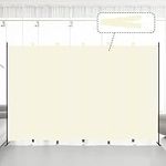 Kokorona 6 Panel Room Divider, 6FT Tall Folding Privacy Screen Wall Dividers, Portable Privacy Screen Freestanding Room Divider for Room Separation, Included - Cover Strips, 120''W x 72''H, Beige