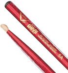 Vater Percussion Color Wrap 5A Red Sparkle Nylon Tip