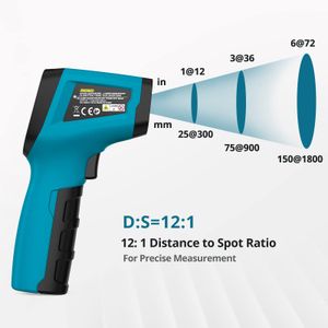 Tilswall Infrared Thermometer – Digital Non-Contact Temperature Gun