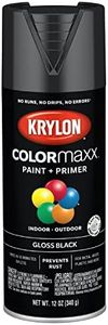 12 oz Krylon K05505007 Black COLORmaxx Paint & Primer Spray Paint, Gloss