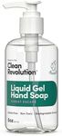 Clean Revolution Liquid Gel Hand Soap, Silky Rich Liquid, Quick Lather, Fast Rinsing, Contains Real Essential Oils (Forest Escape) 8 Fl Oz