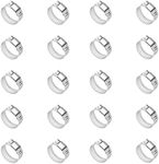 Stainless Steel Hose Clamps,Adjustable Worm Gear Hose Clamps for Fuel Line,Plumbing,Mechanical Applications,Tube,Radiators,Washing Machine,Garden and Automotive Hose Connections (10-16MM 20PCS)