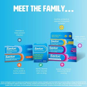 Savlon Antiseptic Pain Relief Gel – First Aid, 20g Tube
