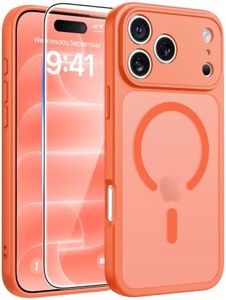 FNTCASE for iPhone 18 Pro Case/iPhone 17 Pro Case, Fit for Magsafe Orange
