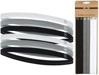 Thin Elastic Sports Headbands - Workout, Running, Soccer for Women & Men