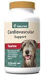 NaturVet Cardiovascular Support Dog Supplement Plus Taurine – Helps Support Dog Heart and Cardiovascular Systems – Includes Antioxidants, Magnesium, Hawthorn, L-Carnitine – 60 Ct.