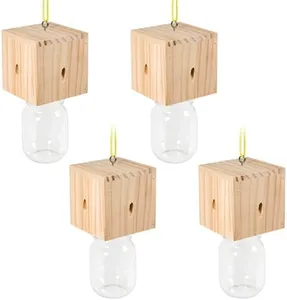 4 PCS Wood