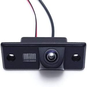 Kalakus Coche Universal de Visión Trasera Cámara en luz de la matrícula CCD Chip Revertir Asistencia de Copia de Seguridad de la Cámara de Aparcamiento para VW Golf5 B5 Navi