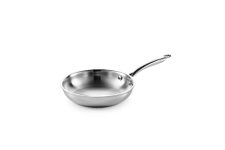 SEIDO Stainless Steel 20CM Frying Pan Cookware Perfect for: Induction, Gas & Ceramic Hobs. UNCOATED, PFOA - Free