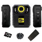 Recall Pro Lite Body Worn Camera 128GB 1080P Personal Security Body Worn Camera Video Recorder BodyCam with Night Vision, Video & Audio Recording Retail Courier SIA Safety