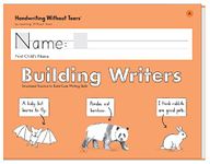 Learning Without Tears Building Writers, Student Edition- Grade K, Writing Skills in Narrative, Information, Opinion Style, Writing Fluency- Independent Writing or Whole Class- For School and Home Use